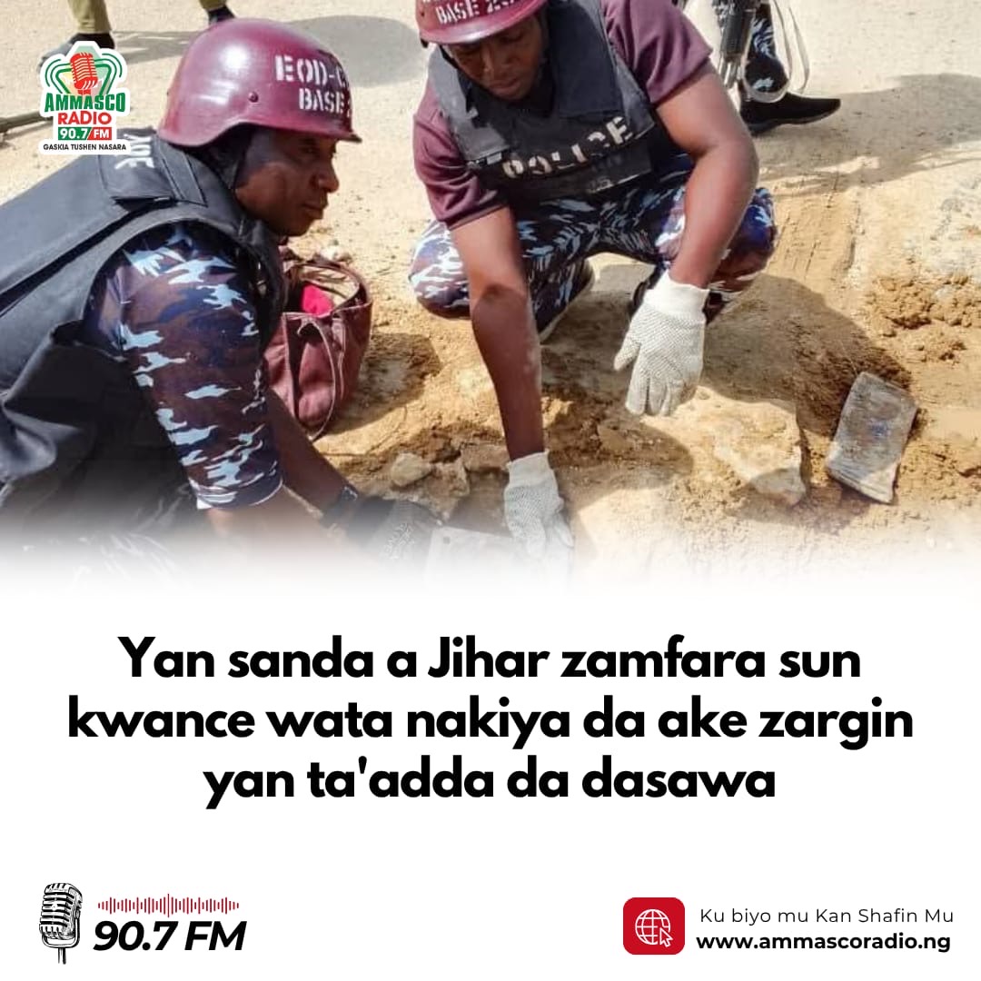 Yan sanda a Jihar zamfara sun kwance wata nakiya da ake zargin yan ta'adda da dasawa