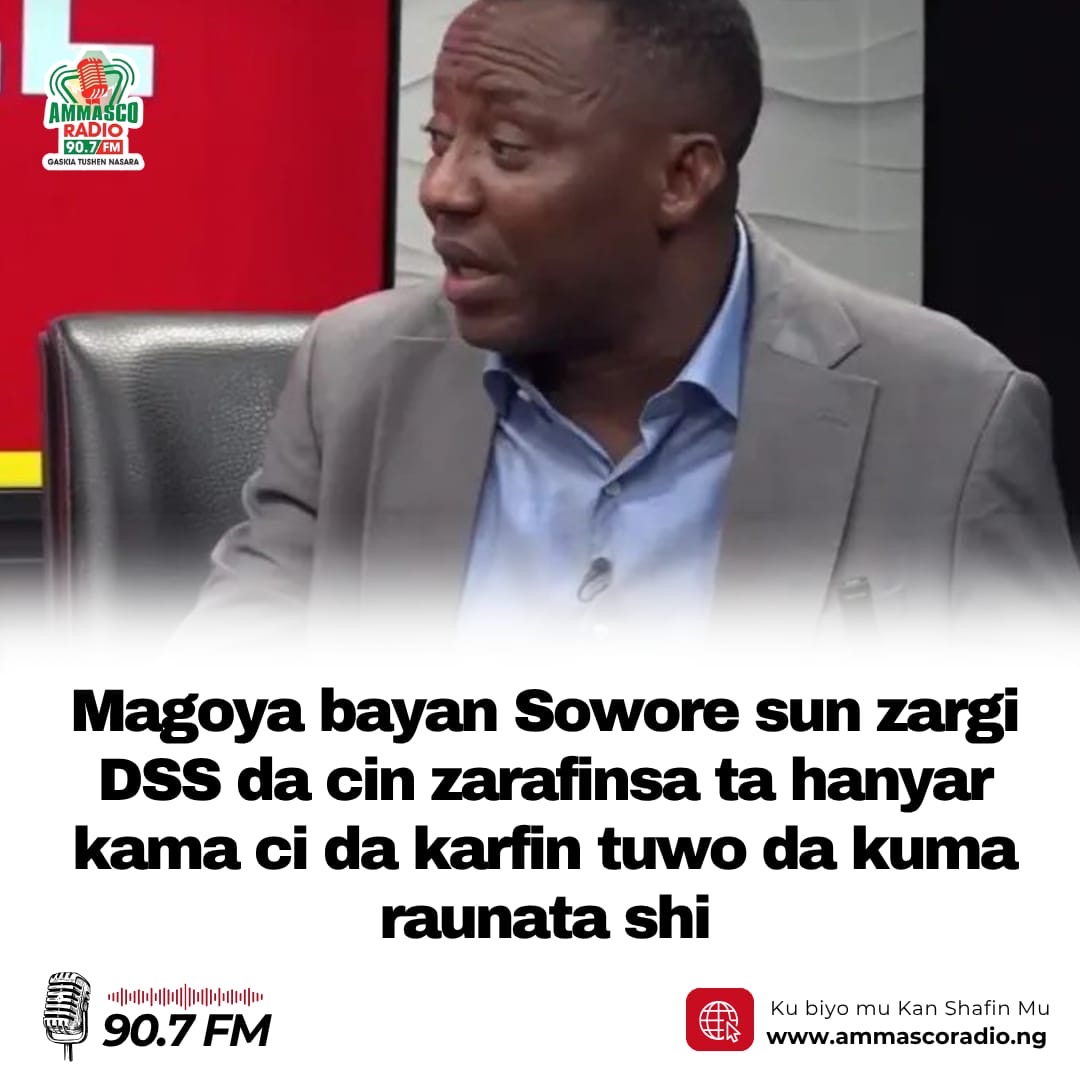 Magoya bayan Sowore sun zargi DSS da cin zarafinsa ta hanyar kama ci da karfin tuwo da kuma raunata shi